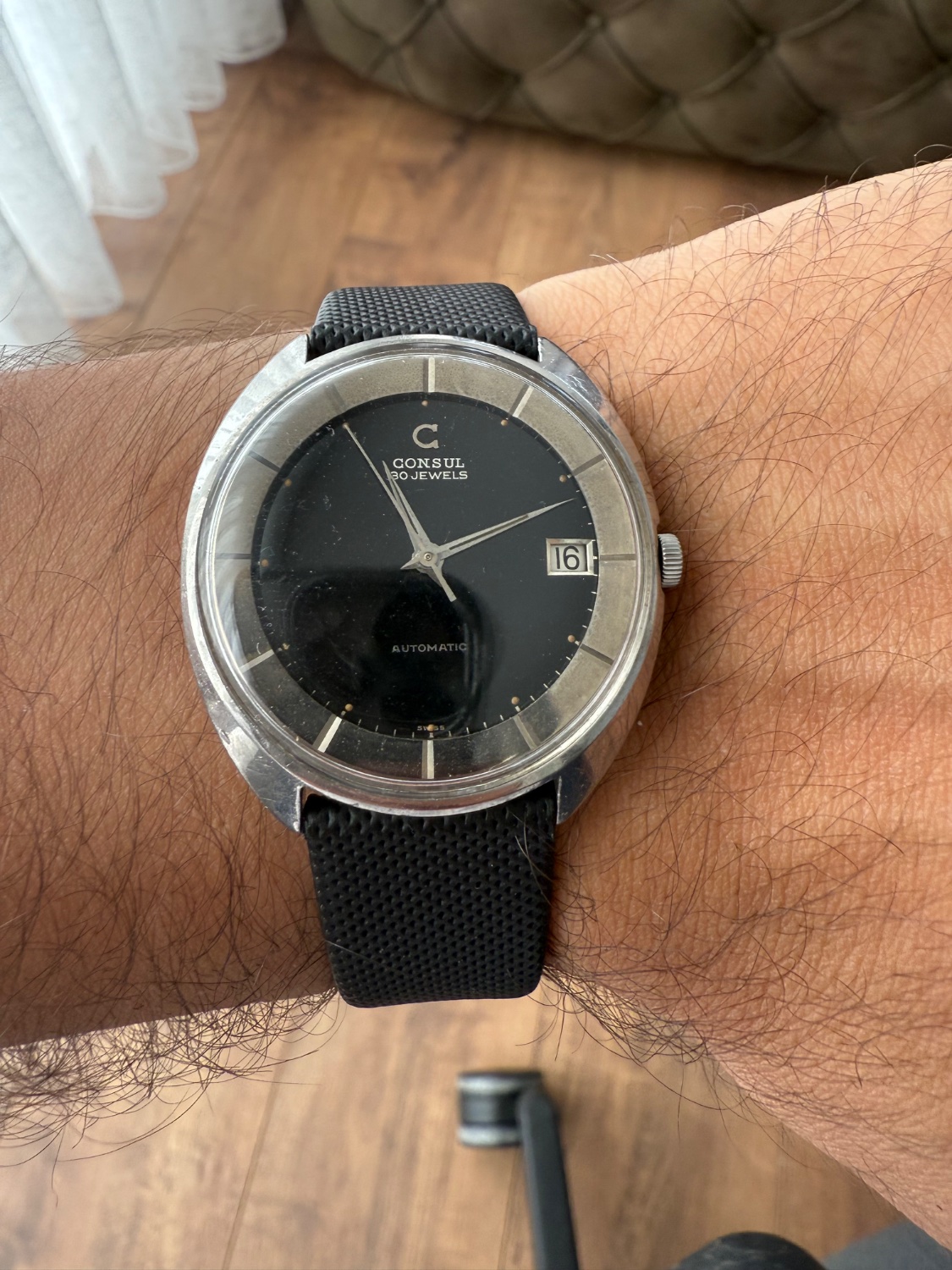 CONSUL Automatic 30 Jewels Date