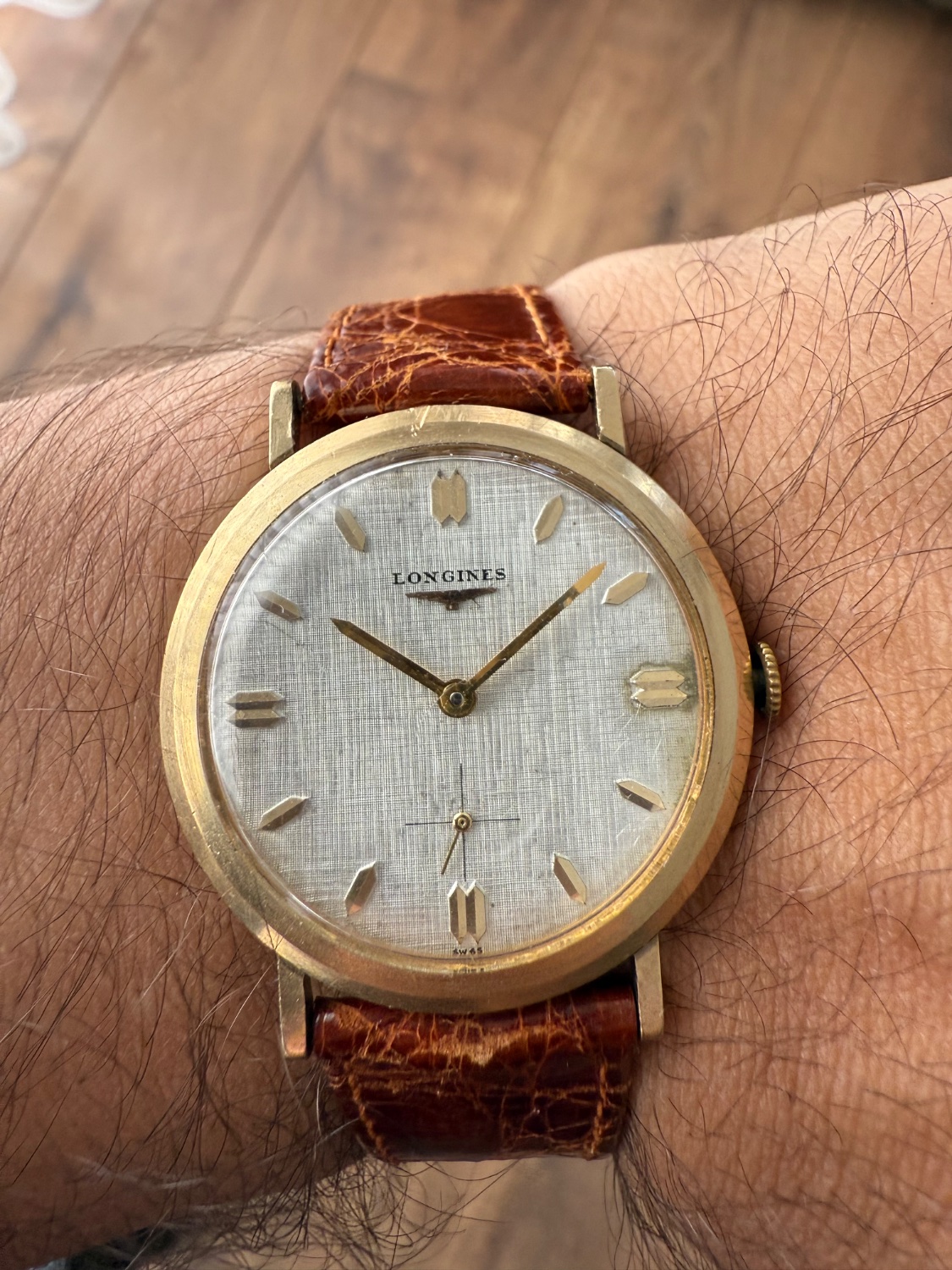 LONGINES Small Seconds Linen Dial